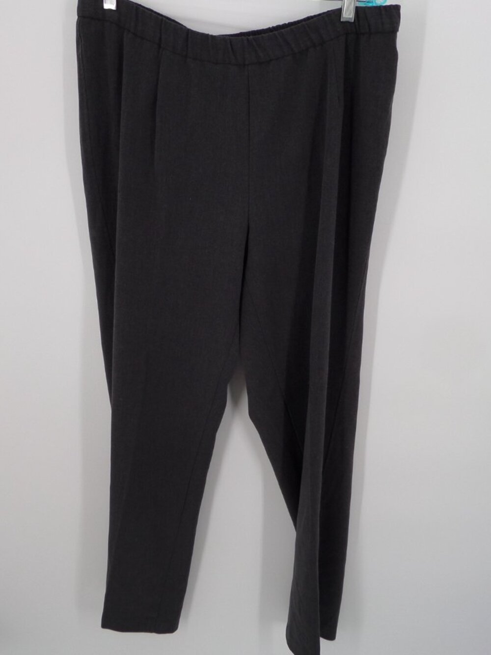 Investments II  Women's Fall Dress Pants Gray  Straight Leg Size 18W